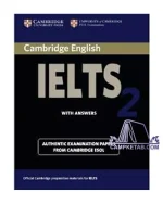 تصویر جلد کتاب CAMBRIDGE ENGLISH IELTS 2 - بهترین منبع آمادگی آیلتس با آزمون‌های واقعی و فایل‌های صوتی استاندارد.
